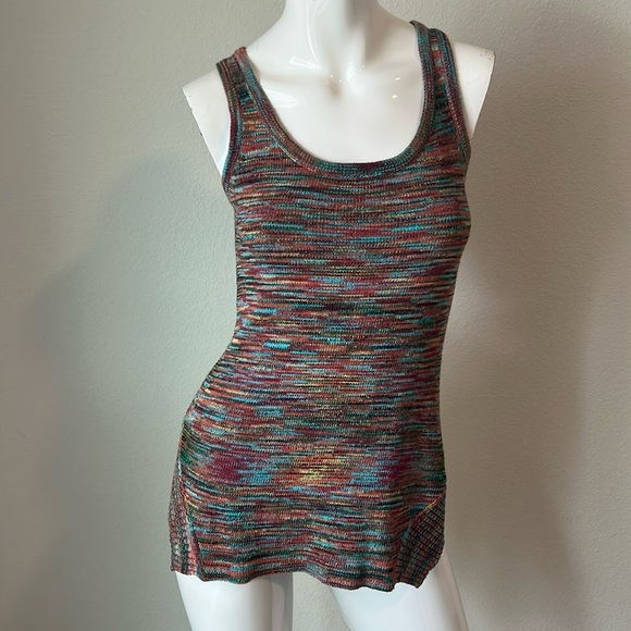 Gianni Bini women’s sleeveless sweater multicolored pattern Size S - Picture 1 of 9